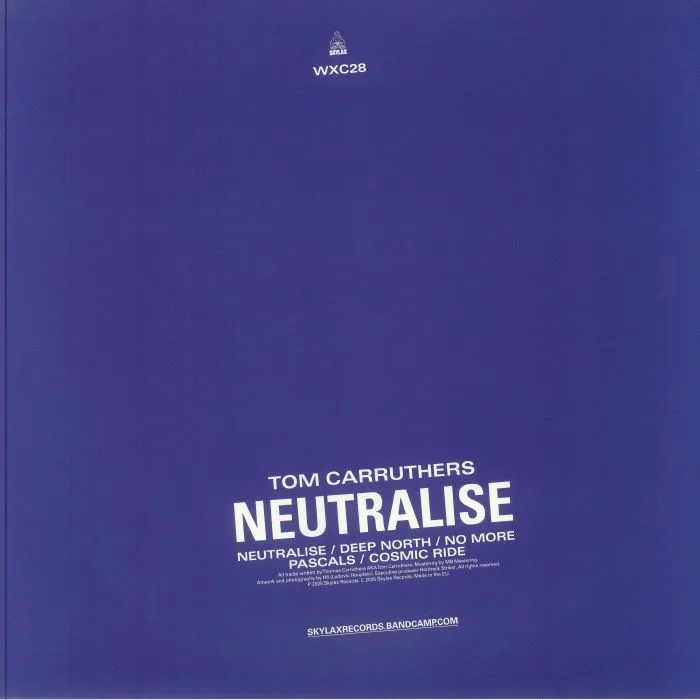Обратная сторона обложки — Tom CARRUTHERS — Neutralise