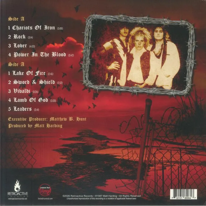 Back cover — APOSTLE — Chariots Of Iron
