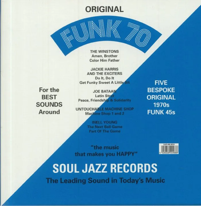 Back cover — VARIOUS — Funk 70 (Record Store Day RSD 2021)