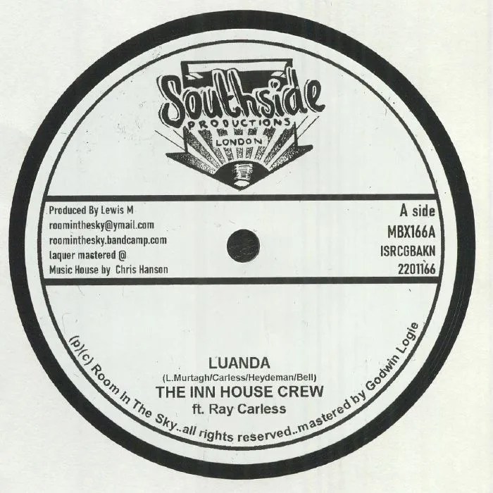 Front cover — The INN HOUSE CREW — Luanda (Record Store Day RSD 2022)