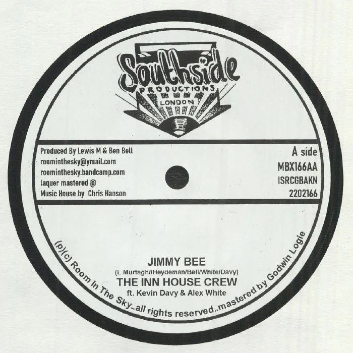 Back cover — The INN HOUSE CREW — Luanda (Record Store Day RSD 2022)