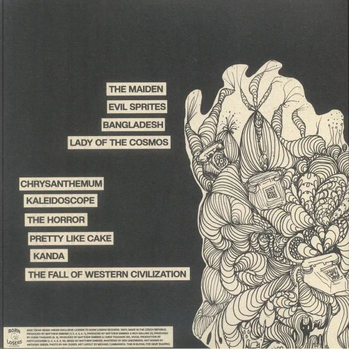 Back cover — The SOUND OF ANIMALS FIGHTING — The Maiden