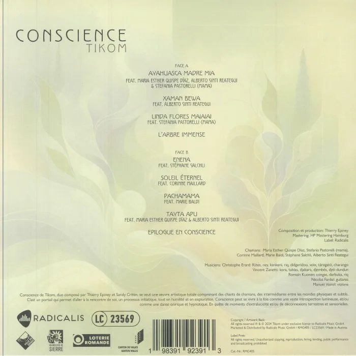 Back cover — TIKOM — Conscience