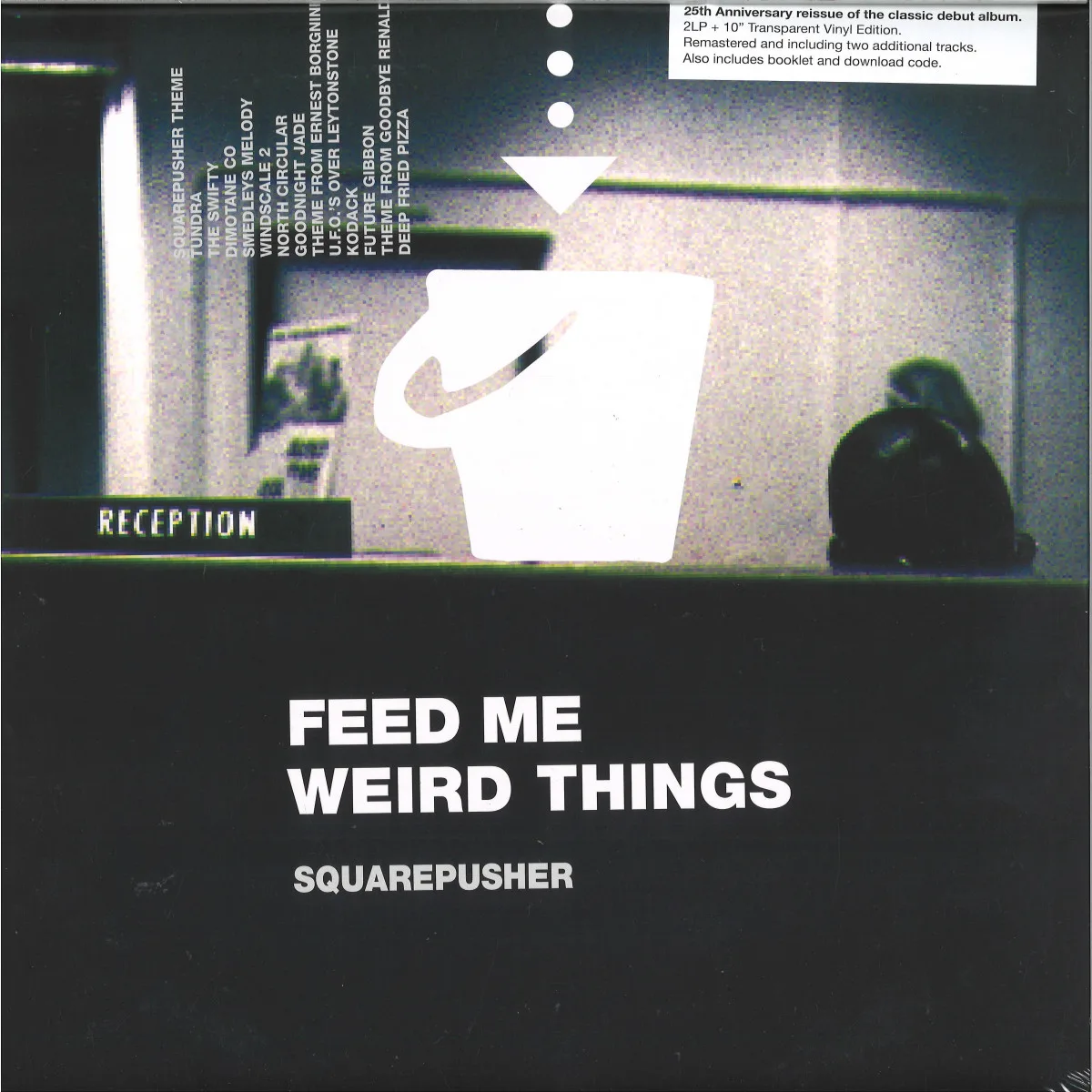 Лицевая сторона обложки — Squarepusher — Feed Me Weird Things LP 2x12"
