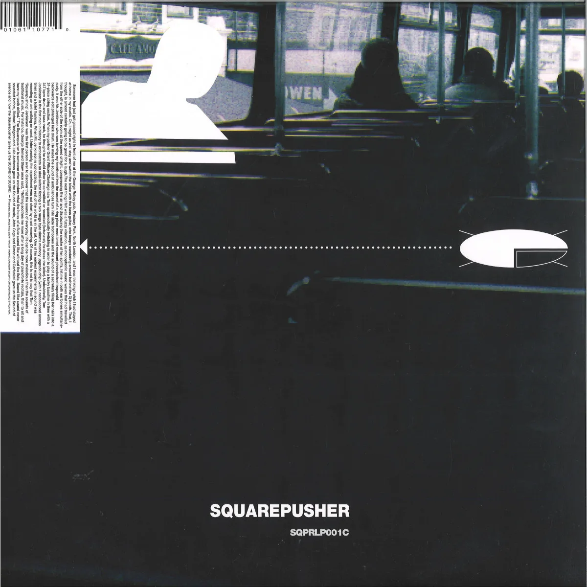 Обратная сторона обложки — Squarepusher — Feed Me Weird Things LP 2x12"