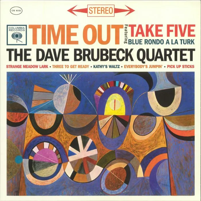 Лицевая сторона обложки — The DAVE BRUBECK QUARTET — Time Out (reissue)