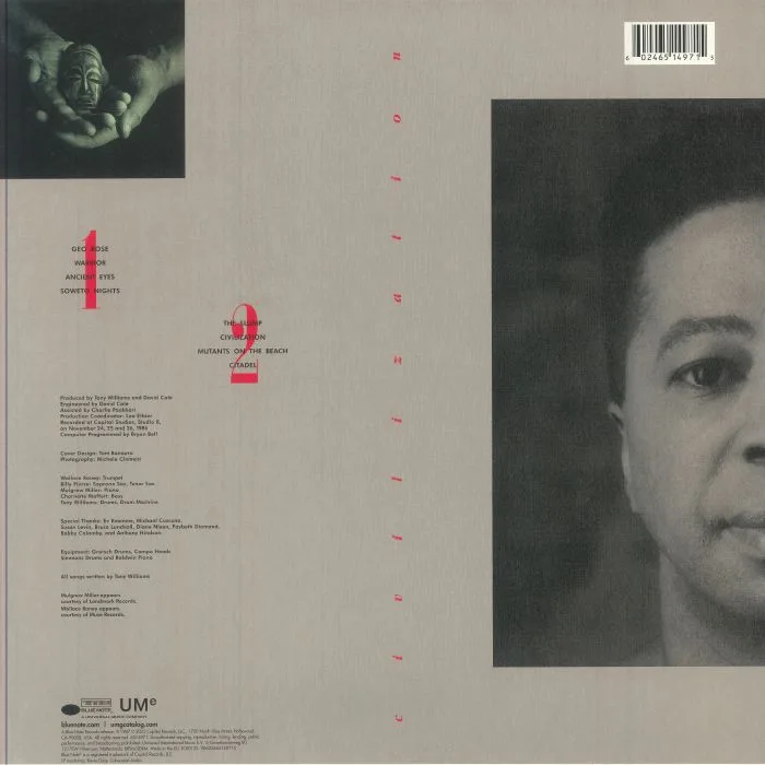 Back cover — Tony WILLIAMS — Civilization (Classic Vinyl Series)