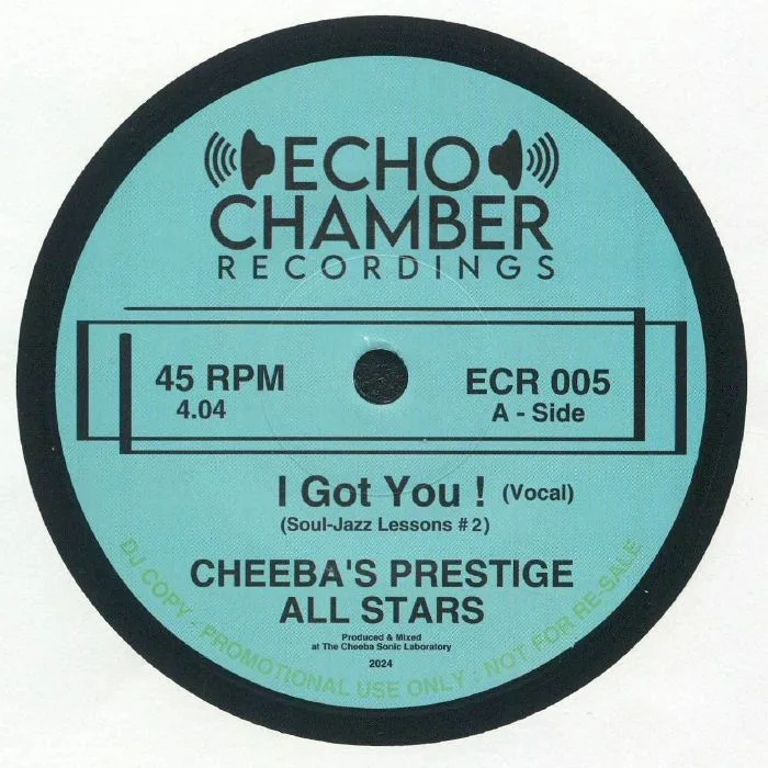 Front cover — CHEEBA'S PRESTIGE ALL STARS — I Got You