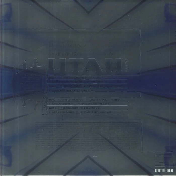 Back cover — UTAH SAINTS — Utah Saints (30th Anniverary Edition) (National Album Day 2024)
