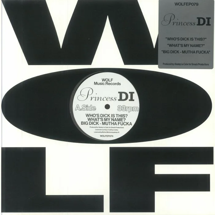 Лицевая сторона обложки — PRINCESS DI — Who's Dick Is This?