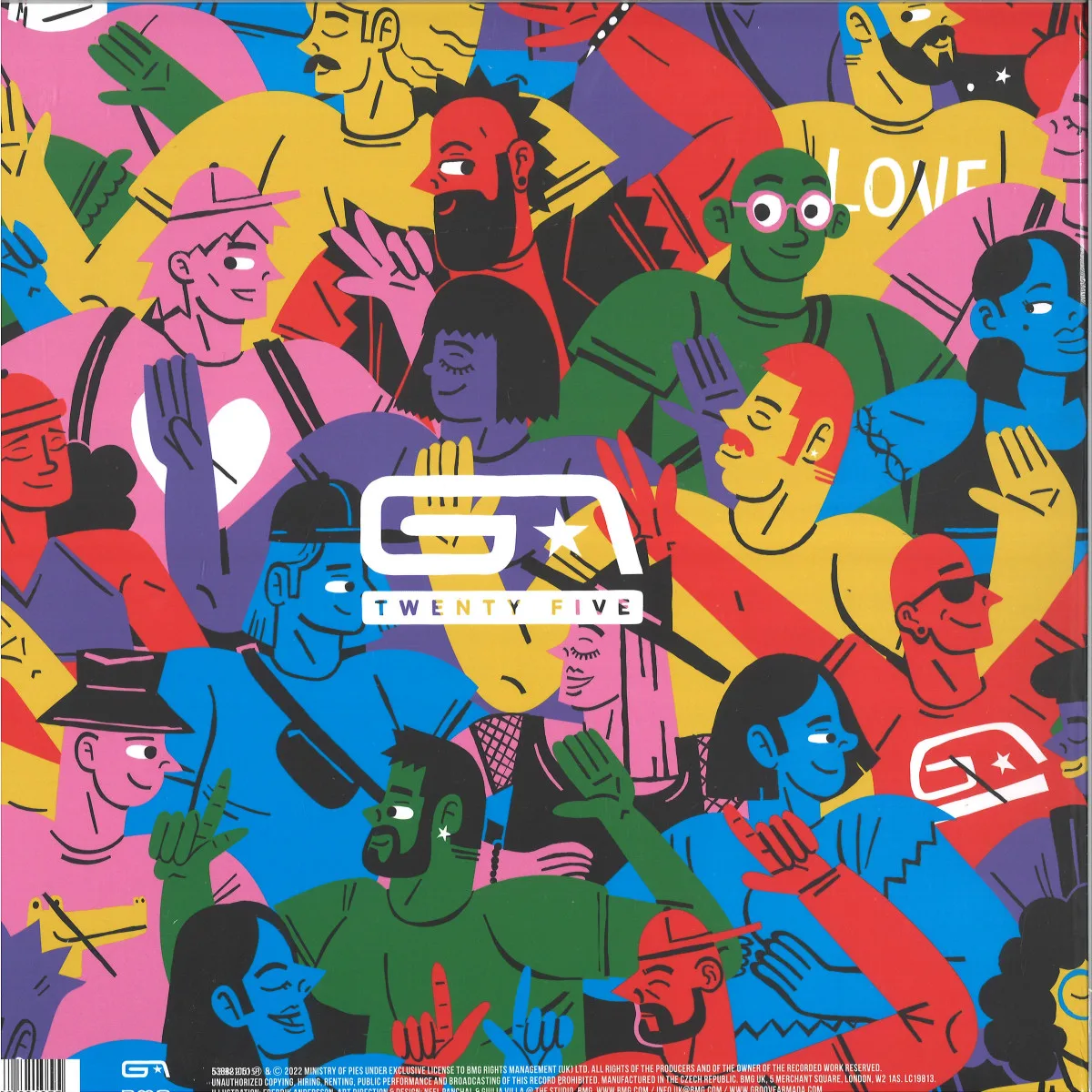 Обратная сторона обложки — Groove Armada — GA25 (Boxset) 2x12" + 2xCD