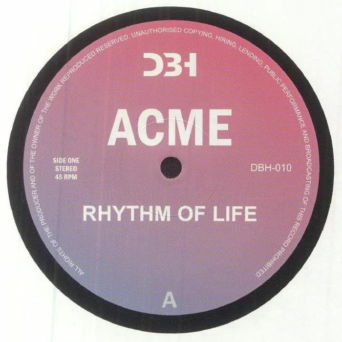 Лицевая сторона обложки — ACME — Rhythm Of Life (reissue)