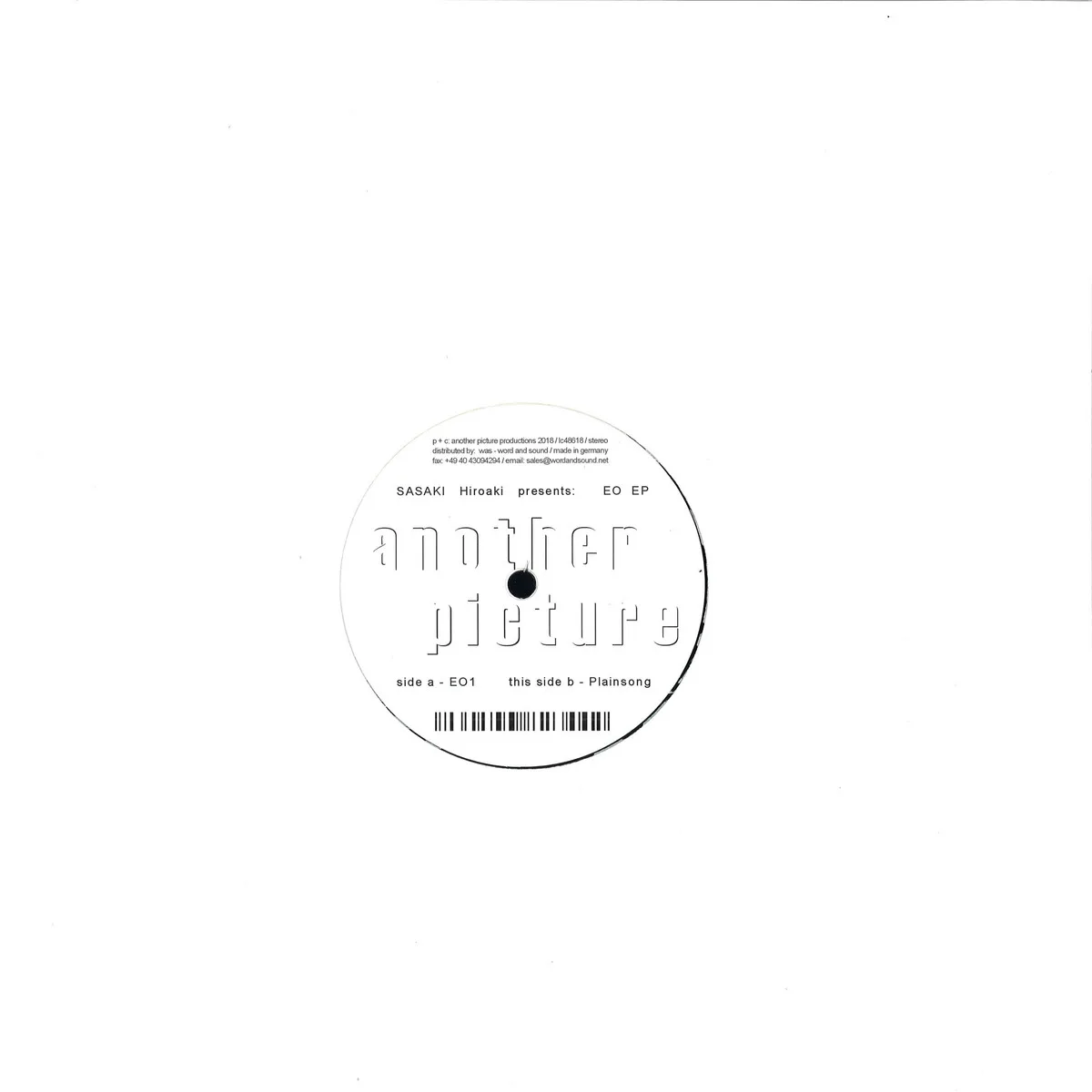 Обратная сторона обложки — Sasaki Hiroaki — Eo Ep