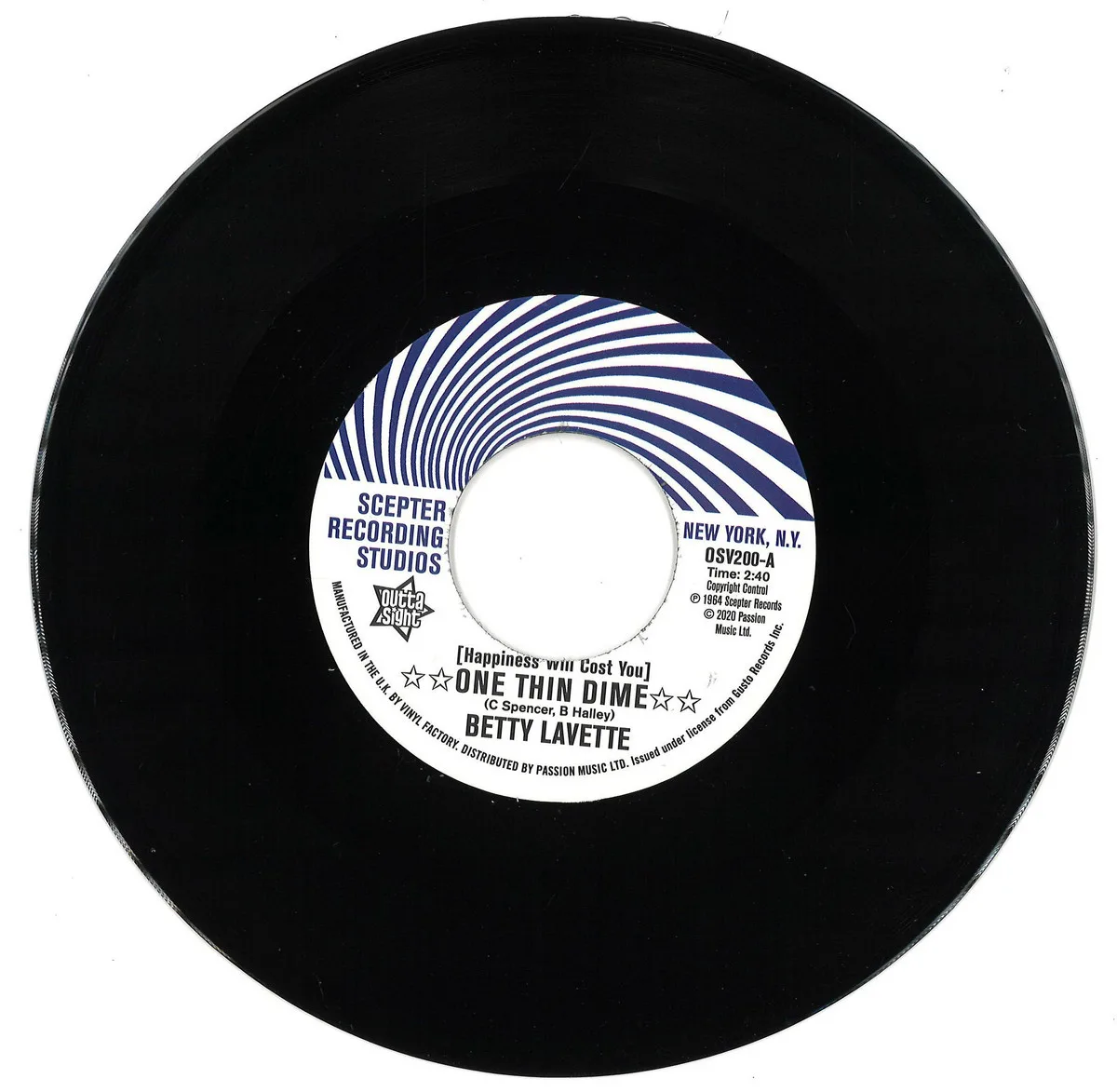 Betty Lavette/Nella Dodds — (Happiness Will Cost You) One Thin Dime/First Date