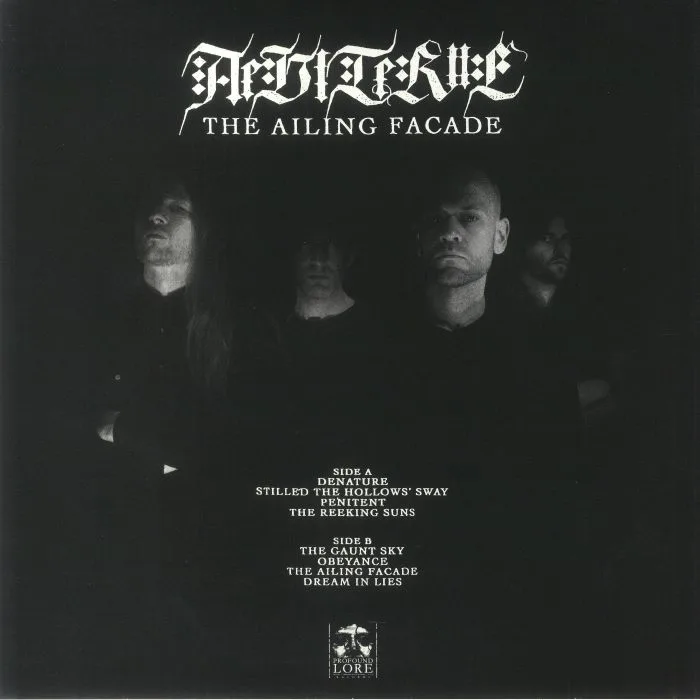 Back cover — AEVITERNE — The Ailing Facade
