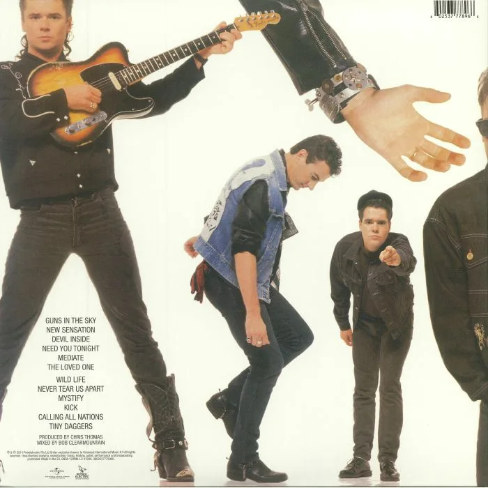 Back cover — INXS — Kick (reissue)