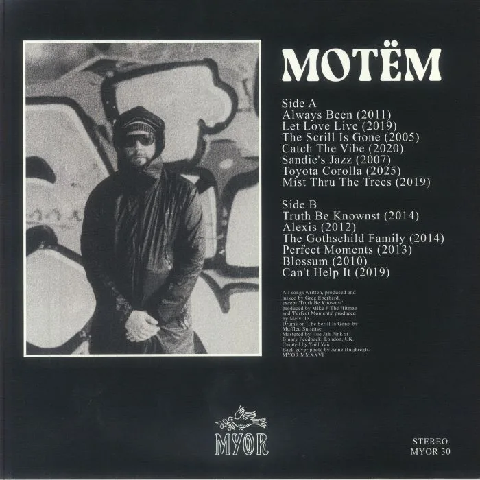 Обратная сторона обложки — MOTEM — A Retrospective