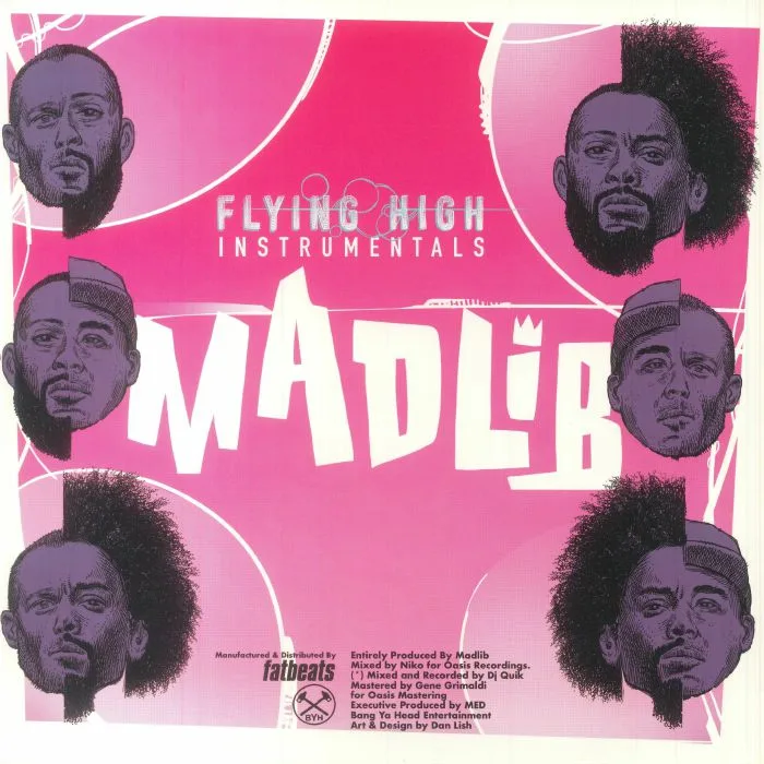 Обратная сторона обложки — MADLIB — Flying High Instrumentals