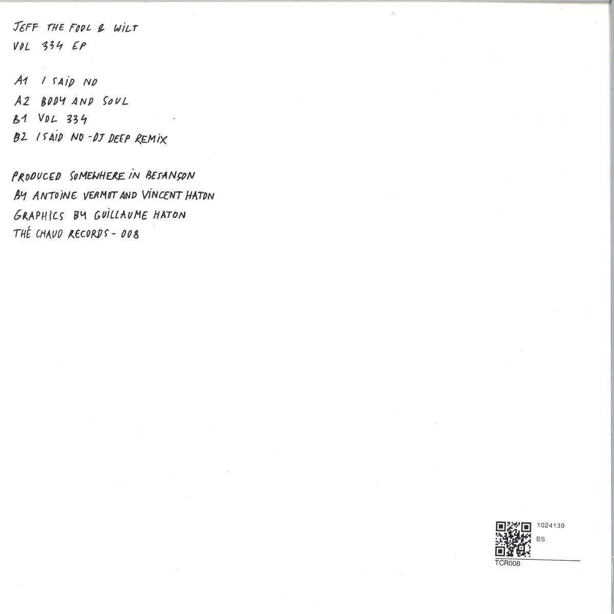 Back cover — Jeff The Fool&Wilt — Vol 334