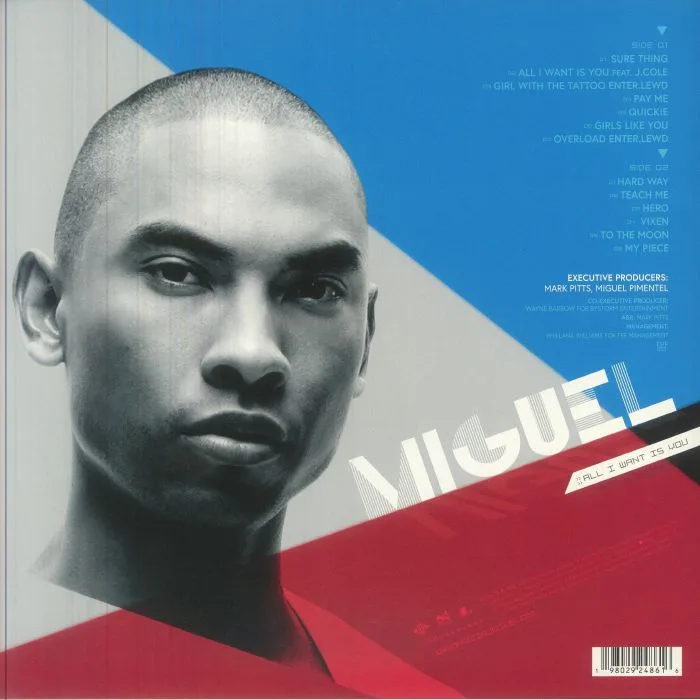 Back cover — MIGUEL — All I Want Is You (reissue)