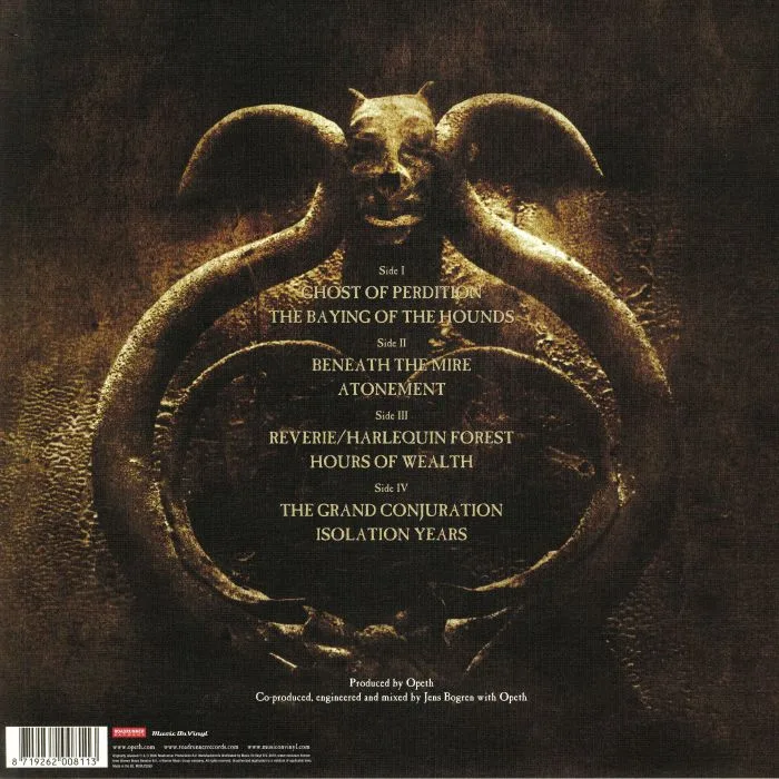 Back cover — OPETH — Ghost Reveries (reissue)
