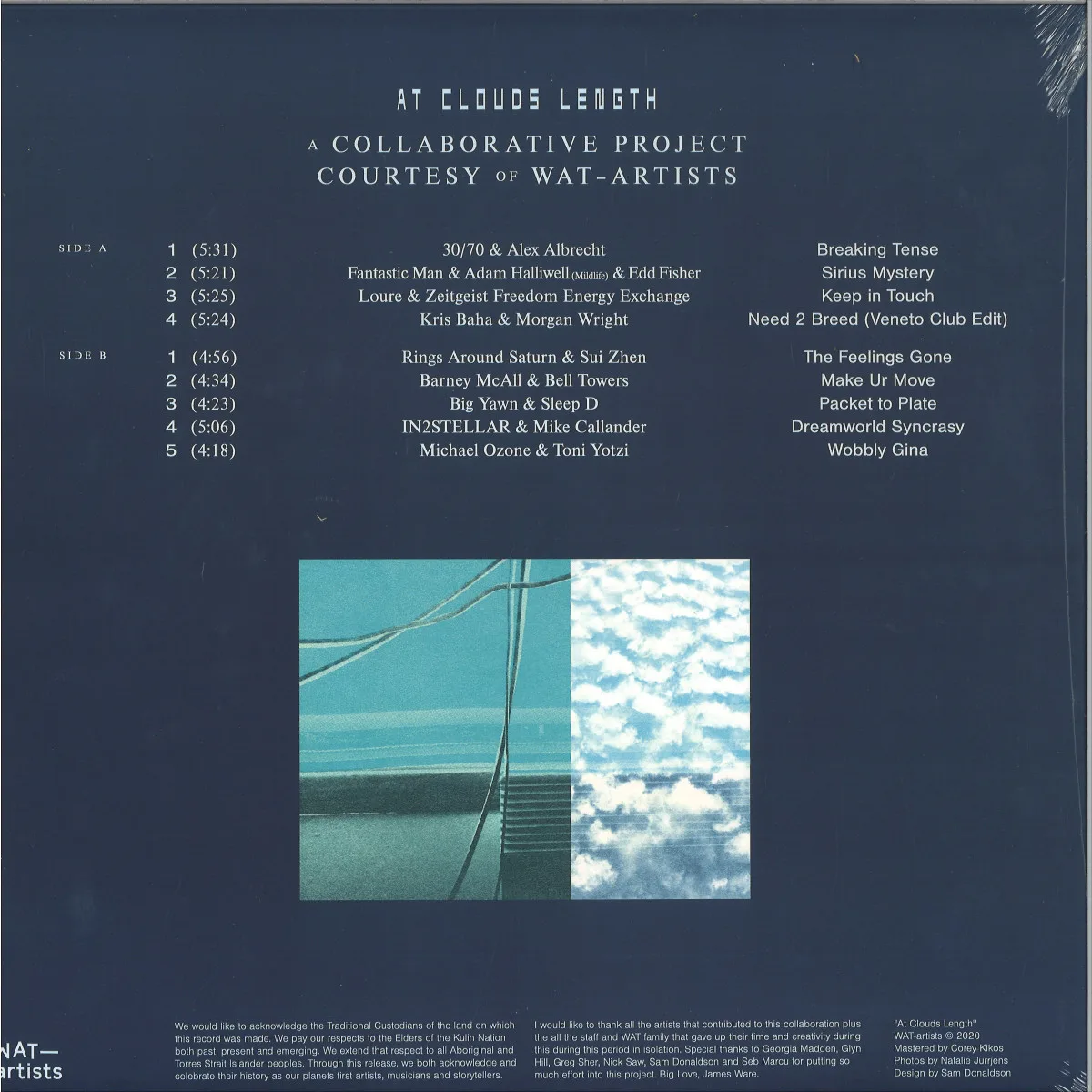 Обратная сторона обложки — Various — At Clouds Length