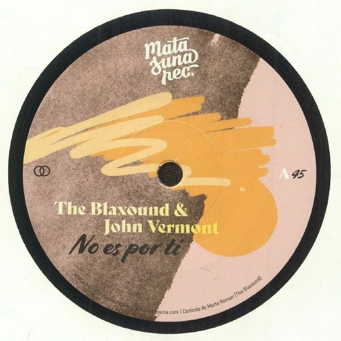 Front cover — The BLAXOUND / JOHN VERMONT — No Es Por Ti
