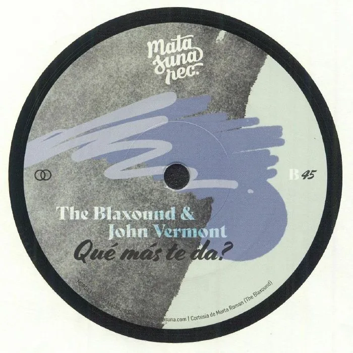 Back cover — The BLAXOUND / JOHN VERMONT — No Es Por Ti