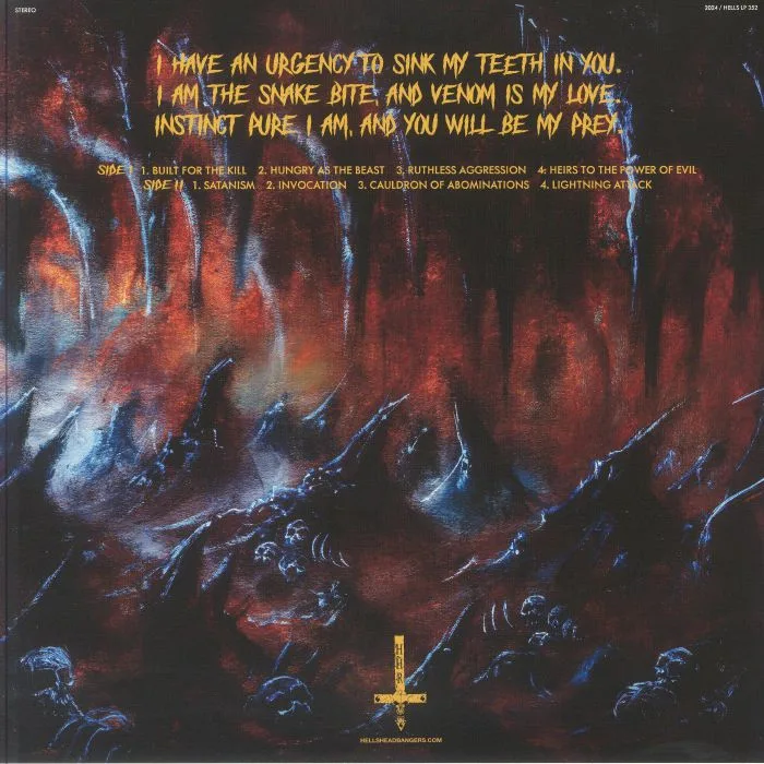 Back cover — WITCHTRAP — Hungry As The Beast