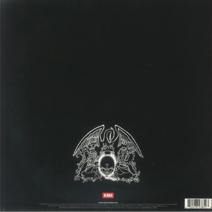 Обратная сторона обложки — QUEEN — Queen II (reissue)