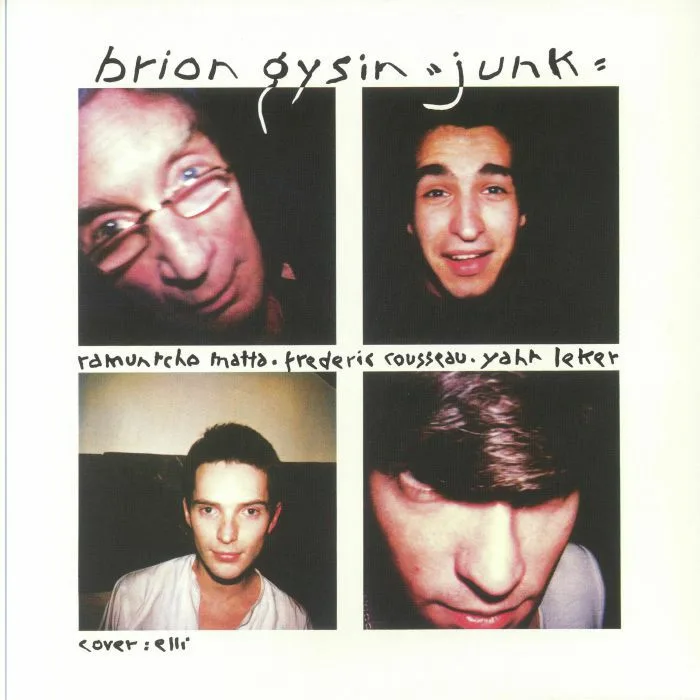 Лицевая сторона обложки — Brion GYSIN — Junk (remastered) (B-STOCK)