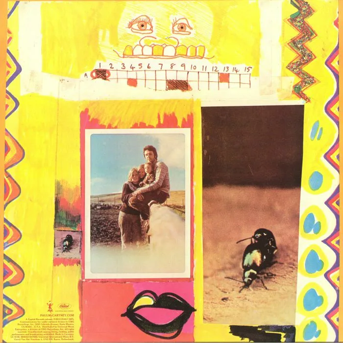 Обратная сторона обложки — Paul & Linda McCARTNEY — Ram (reissue)