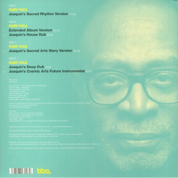 Обратная сторона обложки — Brian JACKSON / JOAQUIN JOE CLAUSSELL — Mami Wata: Sacred Rhythm & Cosmic Arts Remixes