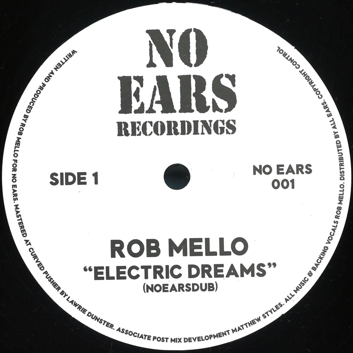 Лицевая сторона обложки — Rob Mello — Electric Dreams