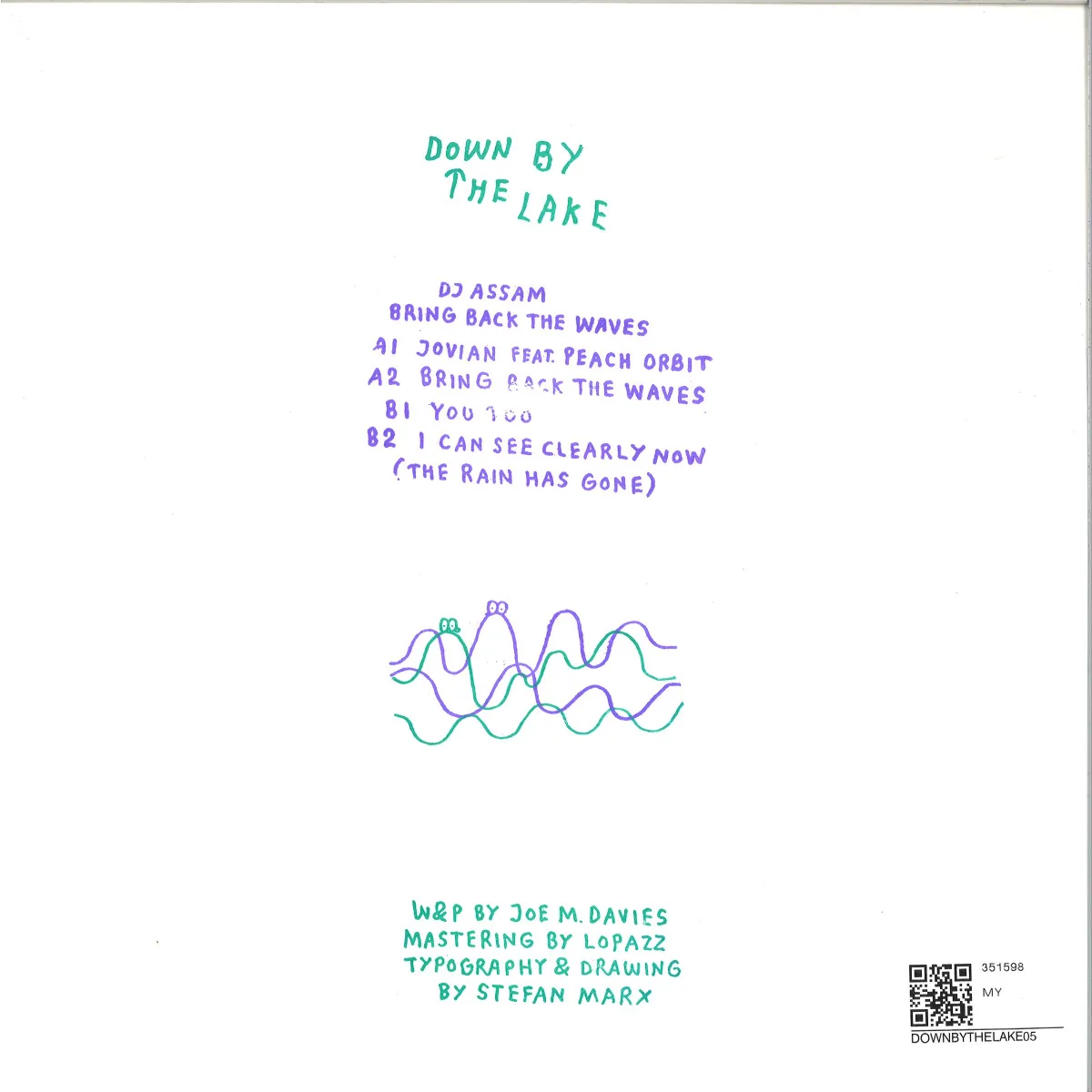 Back cover — Dj Assam — Bring Back The Waves