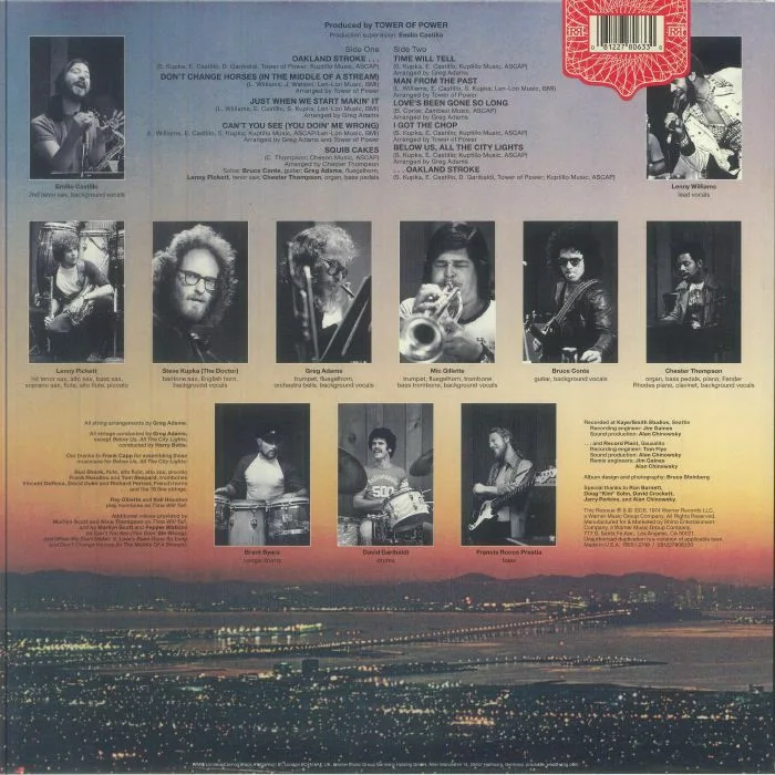 Обратная сторона обложки — TOWER OF POWER — Back To Oakland (Start Your Ear Off Right 2026) (B-STOCK)