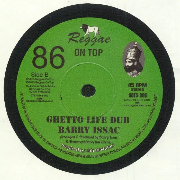 Обратная сторона обложки — Barry ISSAC — Life In De Ghetto