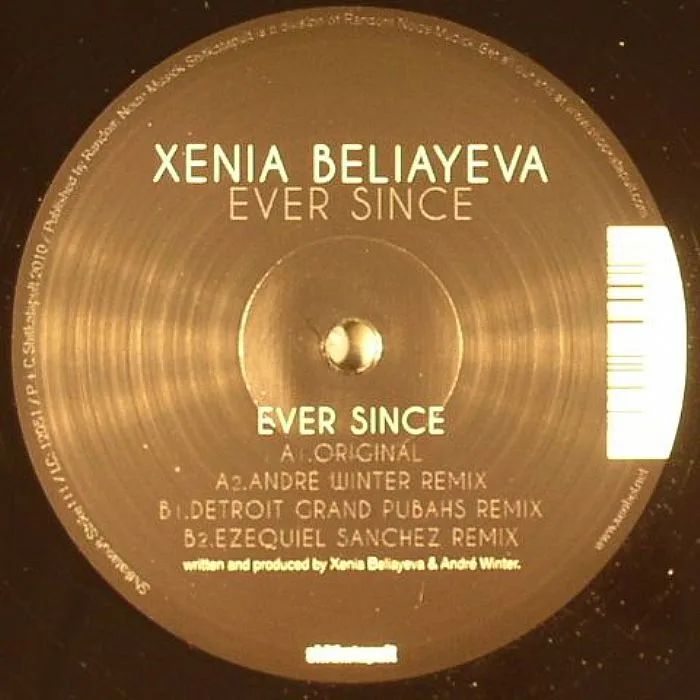 Обратная сторона обложки — Xenia BELIAYEVA — Ever Since