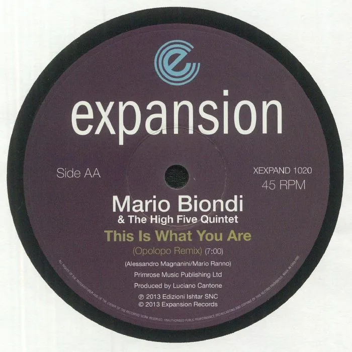 Обратная сторона обложки — Mario BIONDI / THE HIGH FIVE QUINTET — This Is What You Are (reissue)