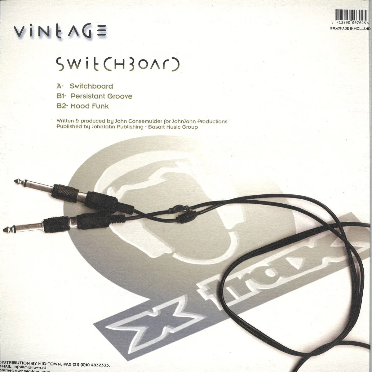 Обратная сторона обложки — Vintage — Switchboard