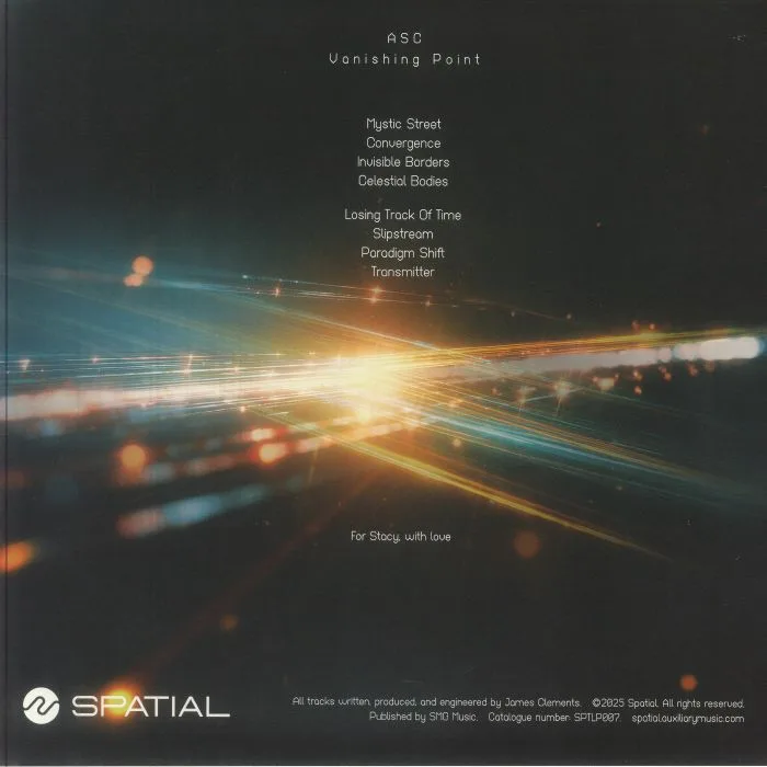 Back cover — ASC — Vanishing Point