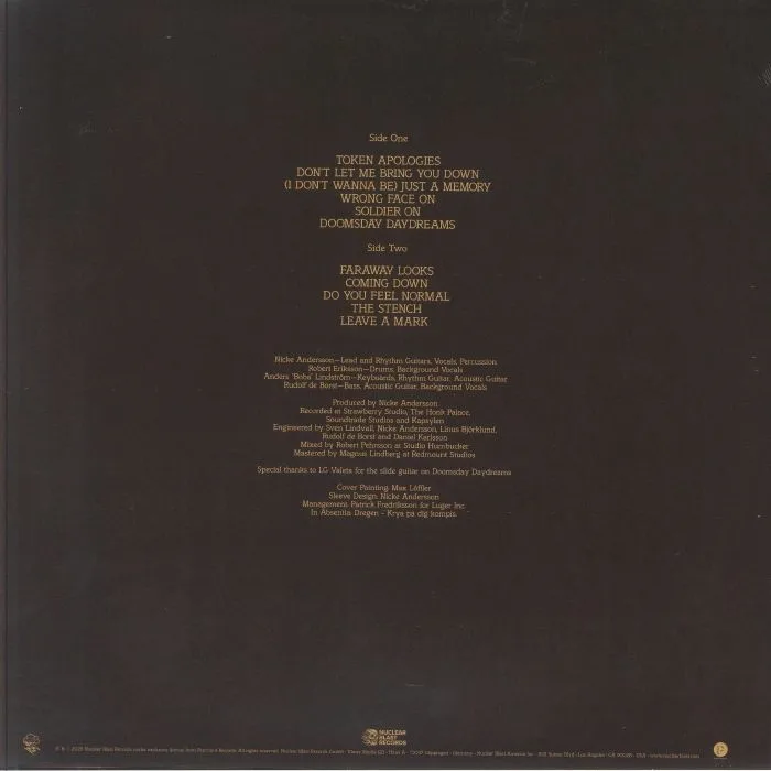 Back cover — The HELLACOPTERS — Overdriver