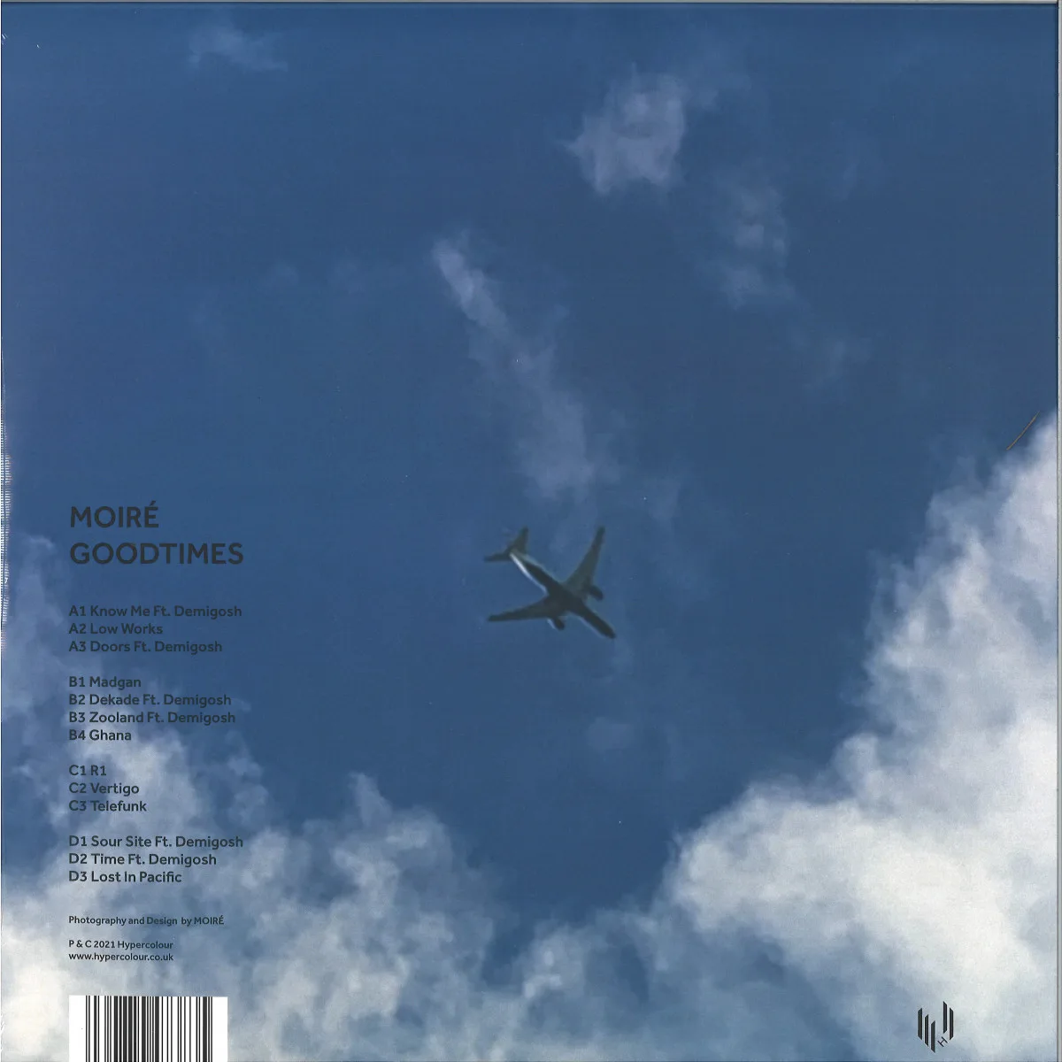 Обратная сторона обложки — Moiré — Good Times LP 2x12"