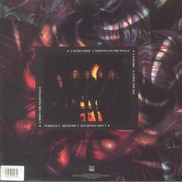 Back cover — ICED EARTH — Iced Earth (30th Anniversary Edition)