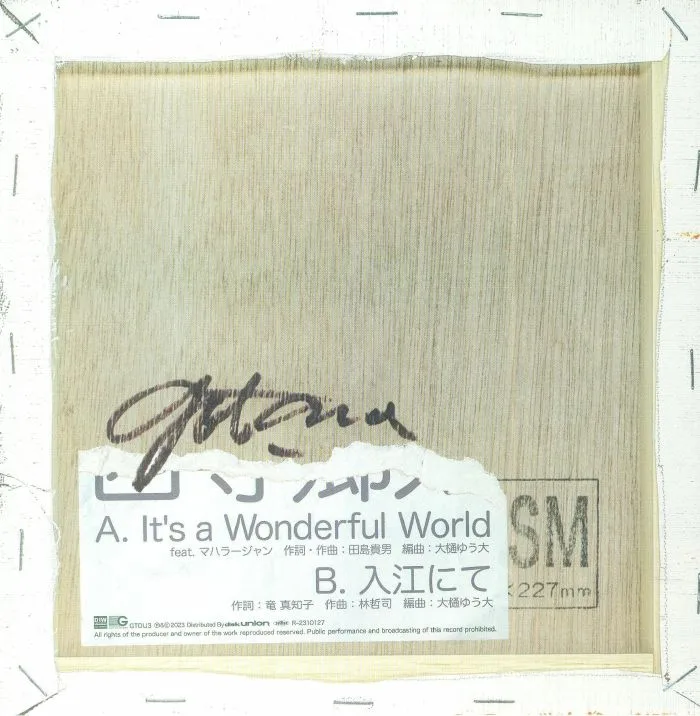 Back cover — Gota NISHIDERA — It's A Wonderful World