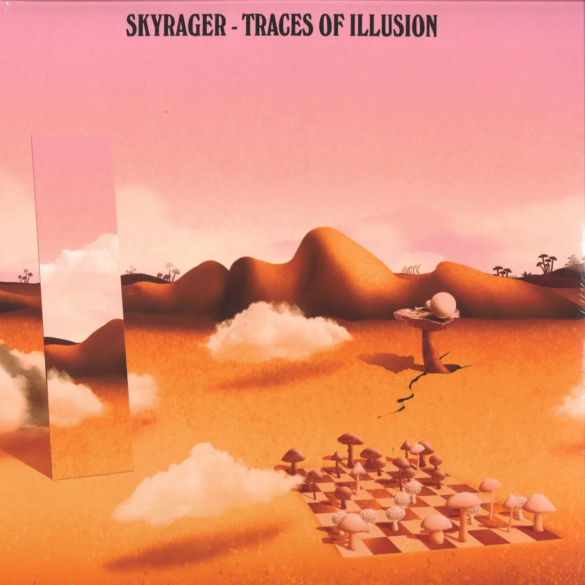 Front cover — Skyrager — Traces of Illusion LP 2x12"