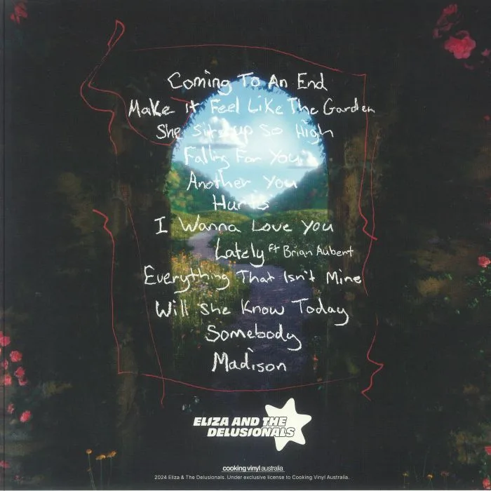 Back cover — ELIZA & THE DELUSIONALS — Make It Feel Like The Garden