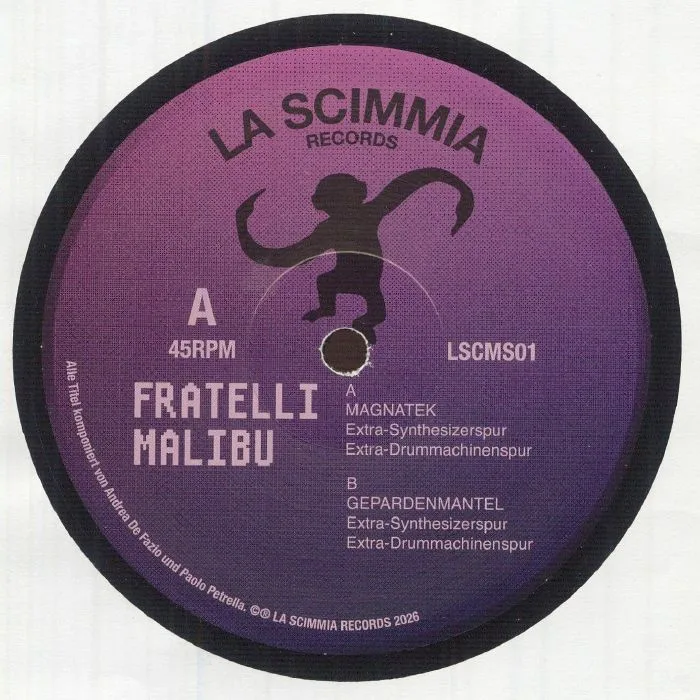 Front cover — FRATELLI MALIBU — Magnatek
