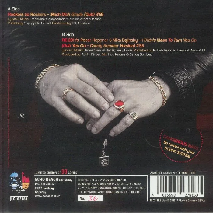 Back cover — ROCKERS TO ROCKERS / RE 201 — Mach Dich Grade (Record Store Day RSD 2026)