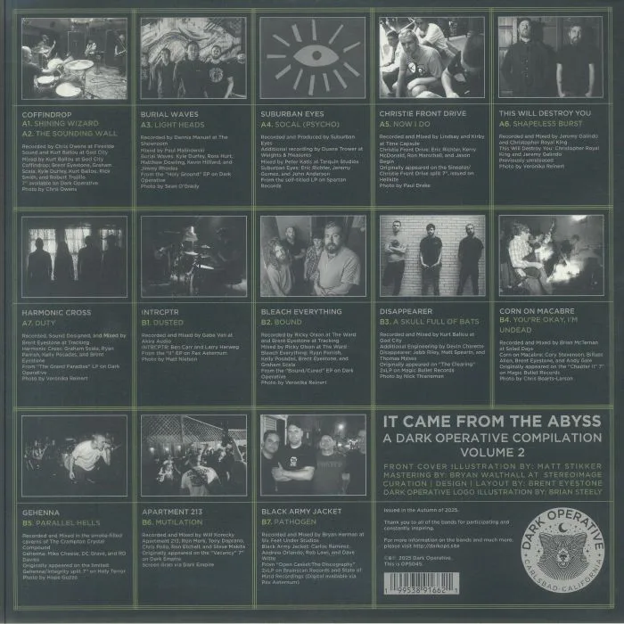 Обратная сторона обложки — VARIOUS — It Came From The Abyss: Volume 2